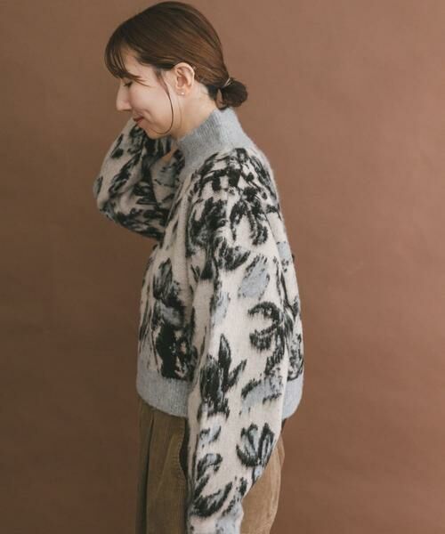 URBAN RESEARCH ITEMS / アーバンリサーチ アイテムズ ニット・セーター | ジャガードニュアンスハイネックニット | 詳細22