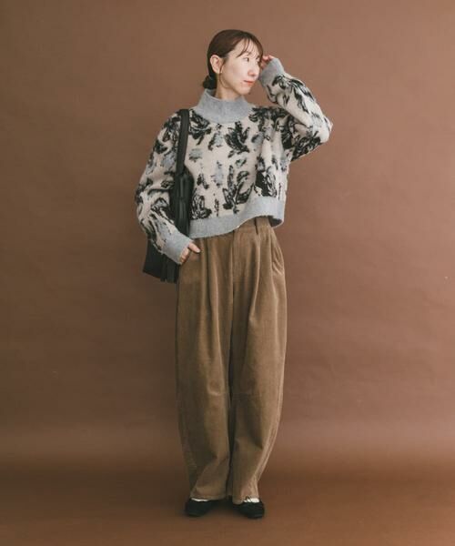 URBAN RESEARCH ITEMS / アーバンリサーチ アイテムズ ニット・セーター | ジャガードニュアンスハイネックニット | 詳細23