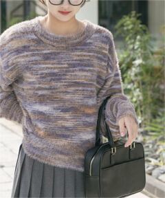 URBAN RESEARCH ITEMS / アーバンリサーチ アイテムズ ニット・セーター | シャギークルーネックニット