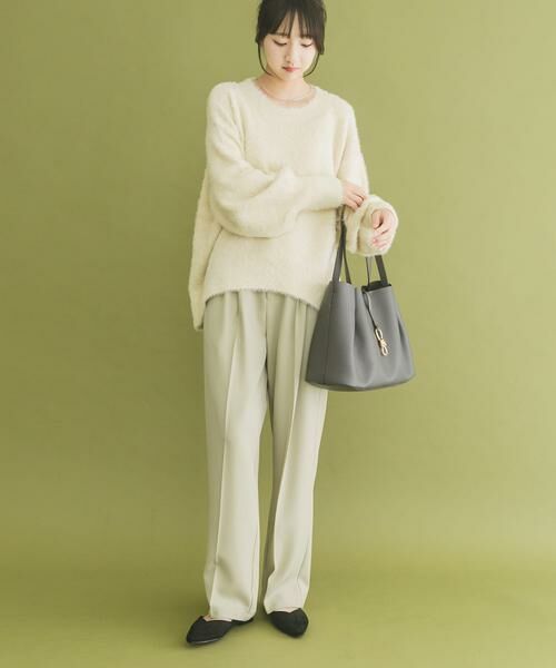 URBAN RESEARCH ITEMS / アーバンリサーチ アイテムズ ニット・セーター | シャギークルーネックニット | 詳細12