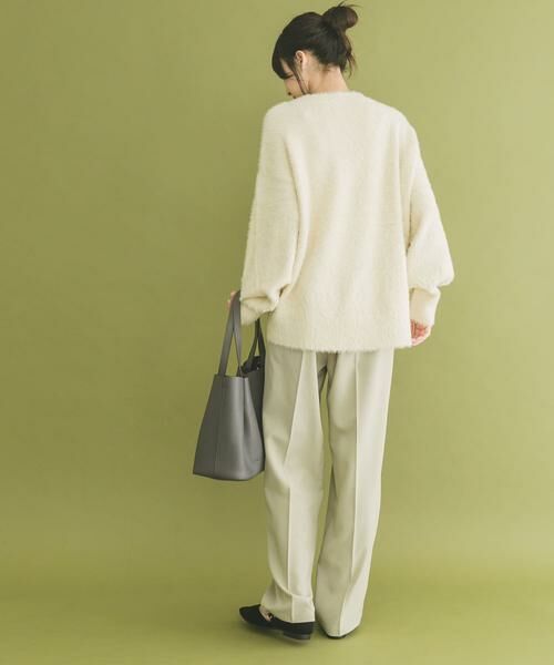 URBAN RESEARCH ITEMS / アーバンリサーチ アイテムズ ニット・セーター | シャギークルーネックニット | 詳細14