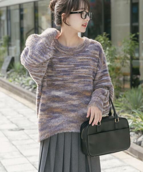 URBAN RESEARCH ITEMS / アーバンリサーチ アイテムズ ニット・セーター | シャギークルーネックニット | 詳細26