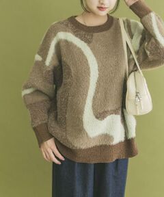 URBAN RESEARCH ITEMS / アーバンリサーチ アイテムズ ニット・セーター | フェザージャガードニット