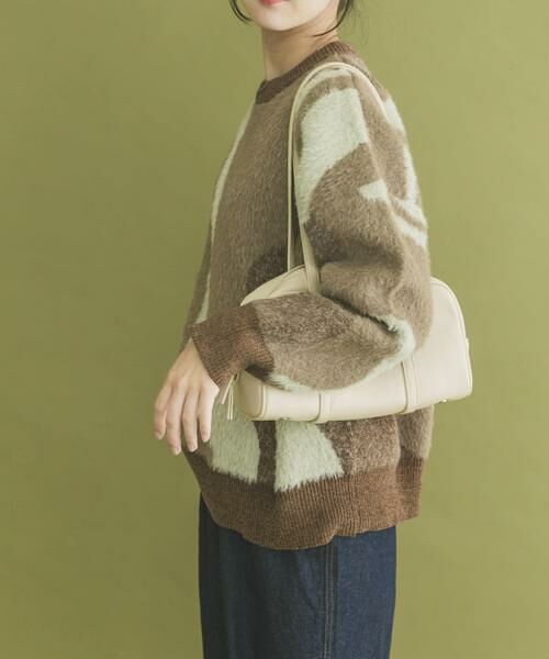 URBAN RESEARCH ITEMS / アーバンリサーチ アイテムズ ニット・セーター | フェザージャガードニット | 詳細4