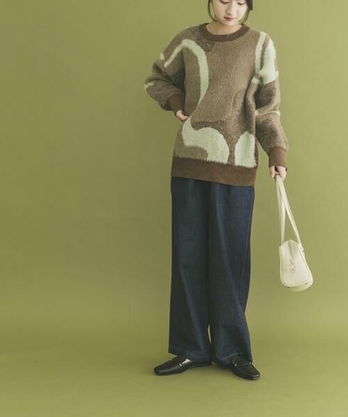URBAN RESEARCH ITEMS / アーバンリサーチ アイテムズ ニット・セーター | フェザージャガードニット | 詳細6