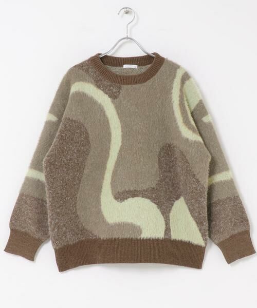 URBAN RESEARCH ITEMS / アーバンリサーチ アイテムズ ニット・セーター | フェザージャガードニット | 詳細7