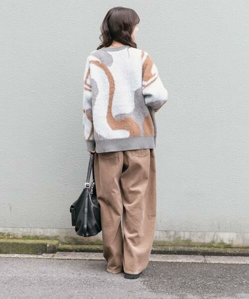 URBAN RESEARCH ITEMS / アーバンリサーチ アイテムズ ニット・セーター | フェザージャガードニット | 詳細12