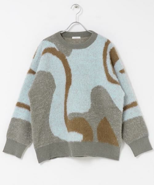 URBAN RESEARCH ITEMS / アーバンリサーチ アイテムズ ニット・セーター | フェザージャガードニット | 詳細14