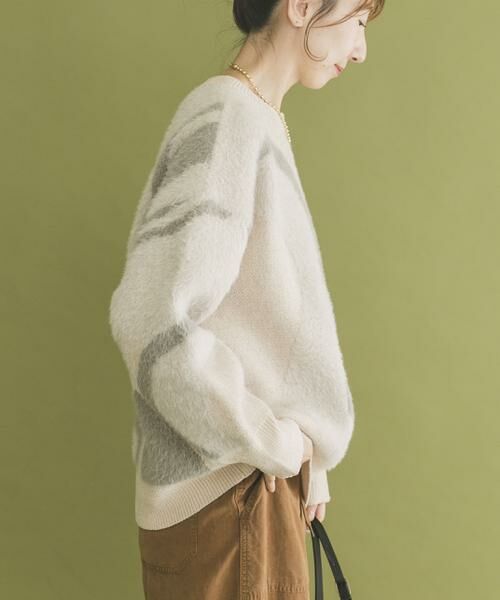 URBAN RESEARCH ITEMS / アーバンリサーチ アイテムズ ニット・セーター | フェザージャガードニット | 詳細19