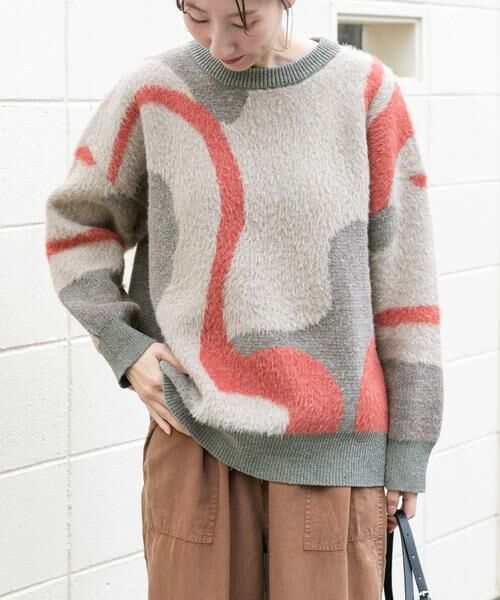 URBAN RESEARCH ITEMS / アーバンリサーチ アイテムズ ニット・セーター | フェザージャガードニット | 詳細25