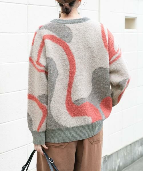 URBAN RESEARCH ITEMS / アーバンリサーチ アイテムズ ニット・セーター | フェザージャガードニット | 詳細26