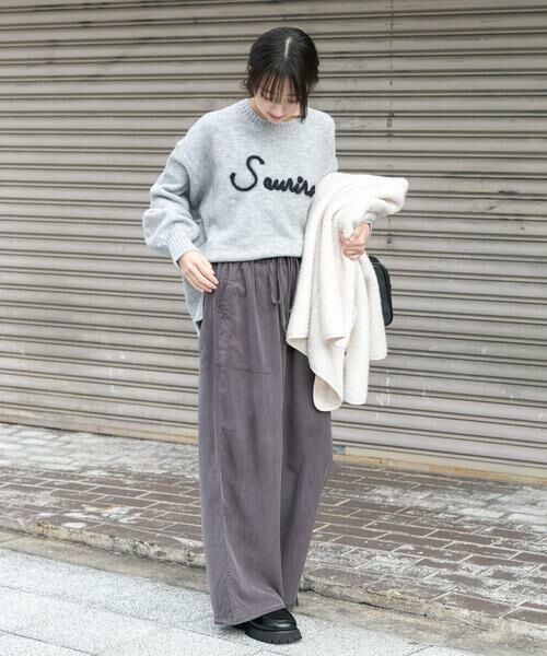 URBAN RESEARCH ITEMS / アーバンリサーチ アイテムズ ニット・セーター | クルーネックロゴニットプルオーバー | 詳細22