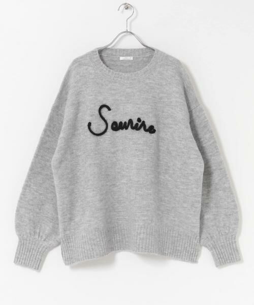 URBAN RESEARCH ITEMS / アーバンリサーチ アイテムズ ニット・セーター | クルーネックロゴニットプルオーバー | 詳細23