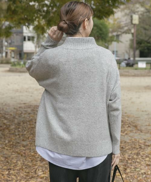 URBAN RESEARCH ITEMS / アーバンリサーチ アイテムズ ニット・セーター | ハイネックメランジニット | 詳細9