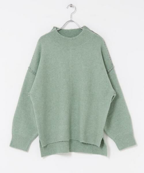 URBAN RESEARCH ITEMS / アーバンリサーチ アイテムズ ニット・セーター | ハンドステッチハイネックニット | 詳細7