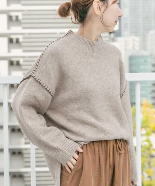 URBAN RESEARCH ITEMS / アーバンリサーチ アイテムズ ニット・セーター | ハンドステッチハイネックニット | 詳細14