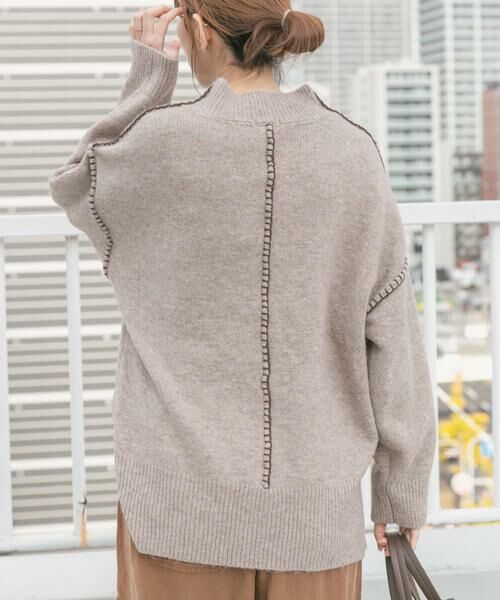 URBAN RESEARCH ITEMS / アーバンリサーチ アイテムズ ニット・セーター | ハンドステッチハイネックニット | 詳細15