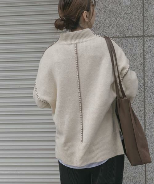 URBAN RESEARCH ITEMS / アーバンリサーチ アイテムズ ニット・セーター | ハンドステッチハイネックニット | 詳細24