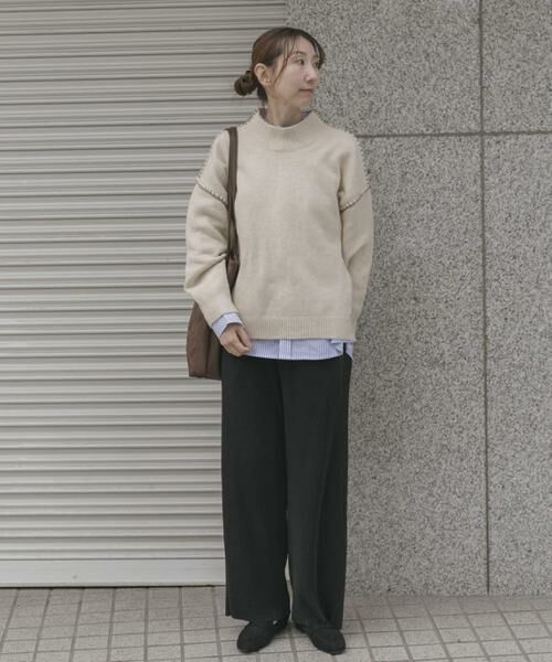 URBAN RESEARCH ITEMS / アーバンリサーチ アイテムズ ニット・セーター | ハンドステッチハイネックニット | 詳細26