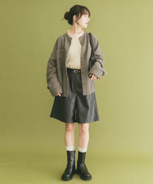 URBAN RESEARCH ITEMS / アーバンリサーチ アイテムズ その他パンツ | ハーフレザーパンツ | 詳細17