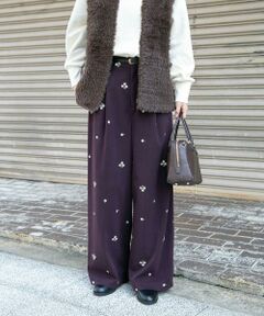 URBAN RESEARCH ITEMS / アーバンリサーチ アイテムズ その他パンツ | 刺繍ベロアパンツ