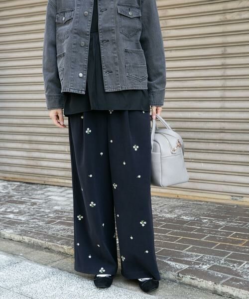URBAN RESEARCH ITEMS / アーバンリサーチ アイテムズ その他パンツ | 刺繍ベロアパンツ | 詳細1