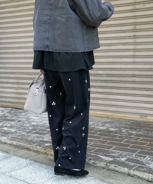 URBAN RESEARCH ITEMS / アーバンリサーチ アイテムズ その他パンツ | 刺繍ベロアパンツ | 詳細2