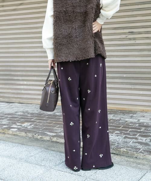 URBAN RESEARCH ITEMS / アーバンリサーチ アイテムズ その他パンツ | 刺繍ベロアパンツ | 詳細7