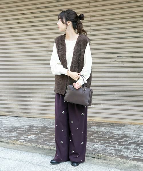 URBAN RESEARCH ITEMS / アーバンリサーチ アイテムズ その他パンツ | 刺繍ベロアパンツ | 詳細9