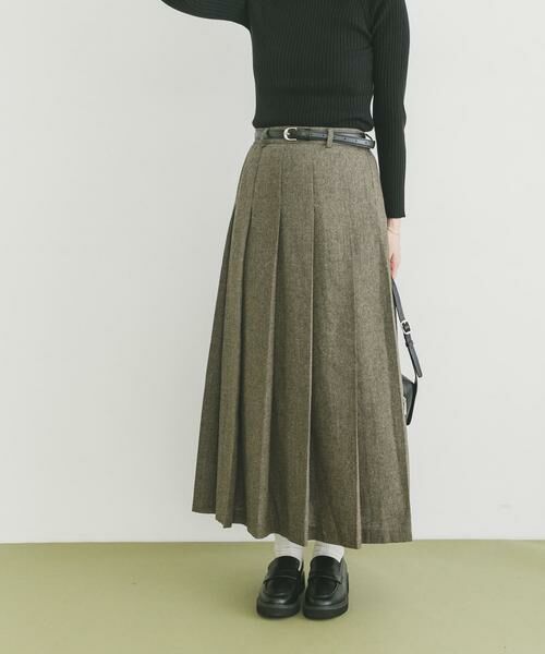 URBAN RESEARCH ITEMS / アーバンリサーチ アイテムズ スカート | ベルト付きプリーツスカート | 詳細4