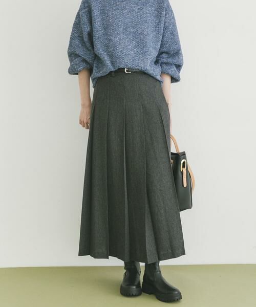 URBAN RESEARCH ITEMS / アーバンリサーチ アイテムズ スカート | ベルト付きプリーツスカート | 詳細14