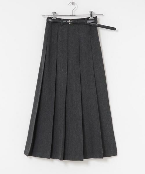 URBAN RESEARCH ITEMS / アーバンリサーチ アイテムズ スカート | ベルト付きプリーツスカート | 詳細17