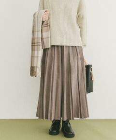 URBAN RESEARCH ITEMS / アーバンリサーチ アイテムズ スカート | フェイクスエードプリーツスカート