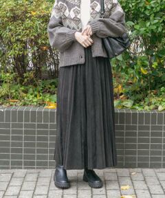URBAN RESEARCH ITEMS / アーバンリサーチ アイテムズ スカート | フェイクスエードプリーツスカート