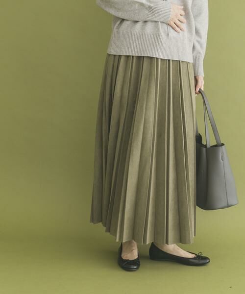 URBAN RESEARCH ITEMS / アーバンリサーチ アイテムズ スカート | フェイクスエードプリーツスカート | 詳細7