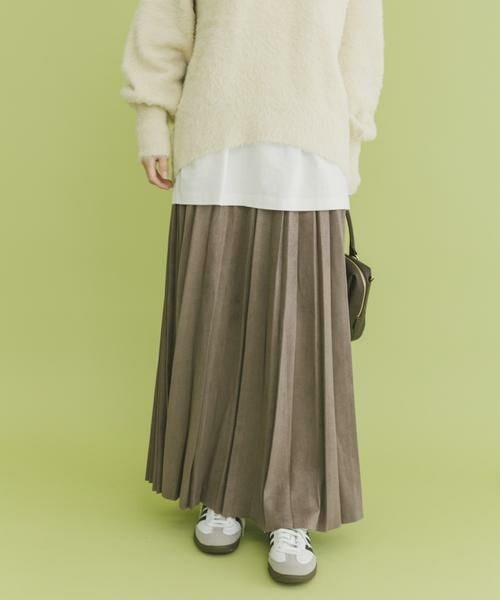 URBAN RESEARCH ITEMS / アーバンリサーチ アイテムズ スカート | フェイクスエードプリーツスカート | 詳細13