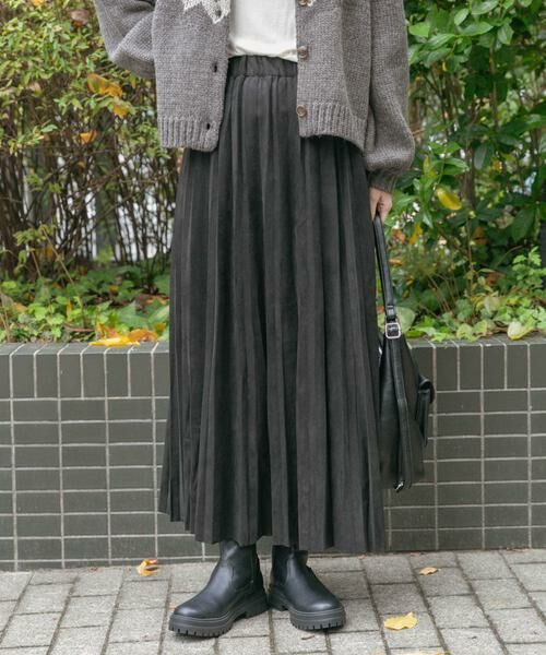 URBAN RESEARCH ITEMS / アーバンリサーチ アイテムズ スカート | フェイクスエードプリーツスカート | 詳細20