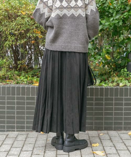 URBAN RESEARCH ITEMS / アーバンリサーチ アイテムズ スカート | フェイクスエードプリーツスカート | 詳細21