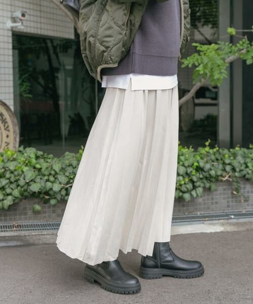 URBAN RESEARCH ITEMS / アーバンリサーチ アイテムズ スカート | フェイクスエードプリーツスカート | 詳細28
