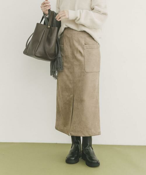 URBAN RESEARCH ITEMS / アーバンリサーチ アイテムズ スカート | フェイクスエードタイトスカート | 詳細1