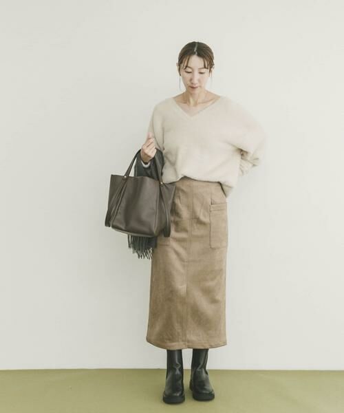 URBAN RESEARCH ITEMS / アーバンリサーチ アイテムズ スカート | フェイクスエードタイトスカート | 詳細3