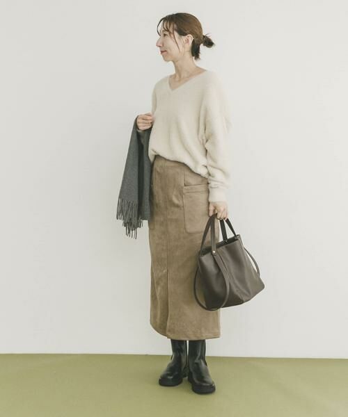 URBAN RESEARCH ITEMS / アーバンリサーチ アイテムズ スカート | フェイクスエードタイトスカート | 詳細4