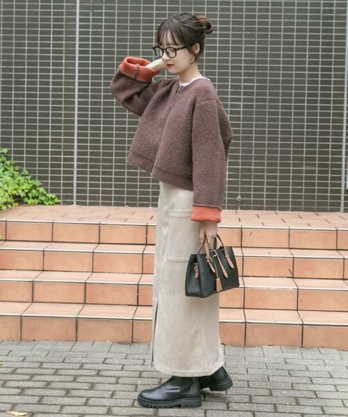 URBAN RESEARCH ITEMS / アーバンリサーチ アイテムズ スカート | フェイクスエードタイトスカート | 詳細15