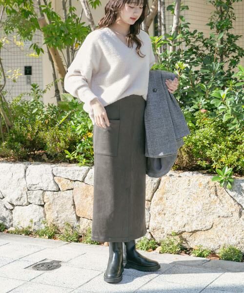 URBAN RESEARCH ITEMS / アーバンリサーチ アイテムズ スカート | フェイクスエードタイトスカート | 詳細22