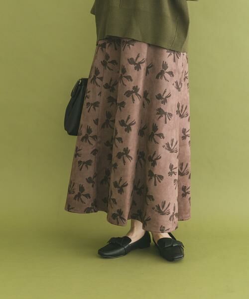 URBAN RESEARCH ITEMS / アーバンリサーチ アイテムズ スカート | フェイクスエードタックフレアスカート | 詳細8