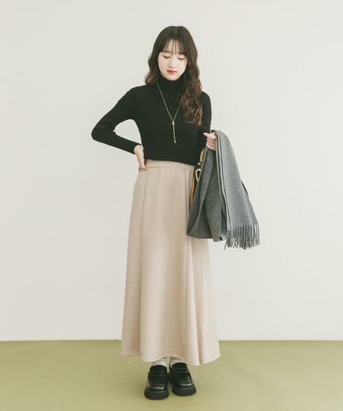 URBAN RESEARCH ITEMS / アーバンリサーチ アイテムズ スカート | フェイクスエードタックフレアスカート | 詳細20