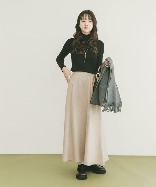 URBAN RESEARCH ITEMS / アーバンリサーチ アイテムズ スカート | フェイクスエードタックフレアスカート | 詳細21