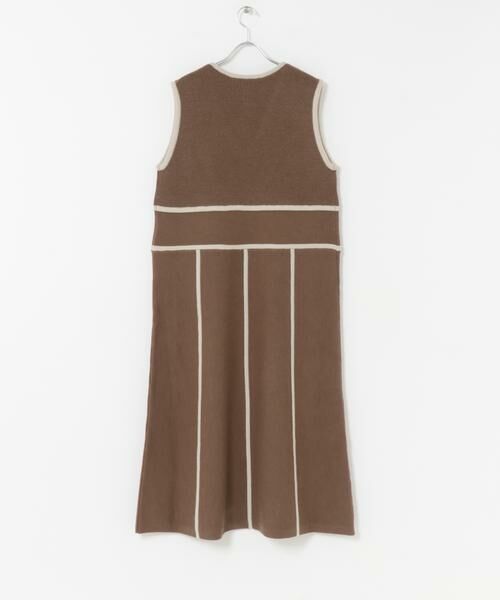 URBAN RESEARCH ITEMS / アーバンリサーチ アイテムズ ワンピース | パイピングニットジャンパースカート | 詳細8