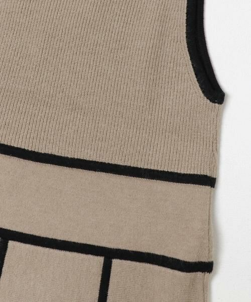 URBAN RESEARCH ITEMS / アーバンリサーチ アイテムズ ワンピース | パイピングニットジャンパースカート | 詳細17