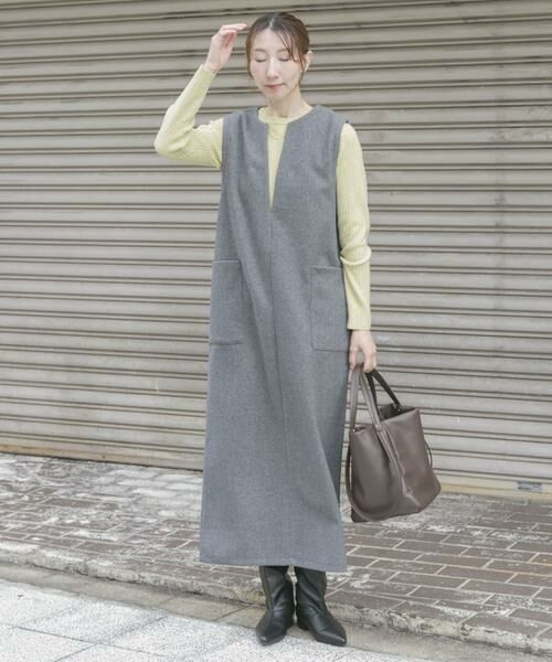 URBAN RESEARCH ITEMS / アーバンリサーチ アイテムズ ワンピース | ジャージメルトンジャンパースカート | 詳細14